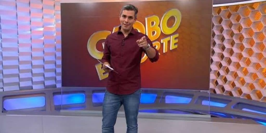 Ivan durante o Globo Esporte na antiga emissora (Imagem: Reprodução) Ivan durante o Globo Esporte na antiga emissora (Imagem: Reprodução)