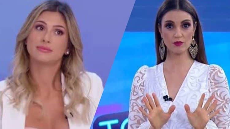 Lívia Andrade fala sobre sua saída do Triturando do SBT e sobre Chris Flores assumis o posto de apresentadora da atração (Montagem: TV Foco) Lívia Andrade fala sobre sua saída do Triturando do SBT e sobre Chris Flores assumis o posto de apresentadora da atração (Montagem: TV Foco)