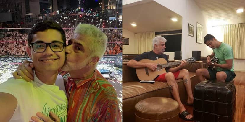 Marido de Lulu Santos revela paquera do casal no começo do relacionamento (Foto: Reprodução/Instagram) Marido de Lulu Santos revela paquera do casal no começo do relacionamento (Foto: Reprodução/Instagram)