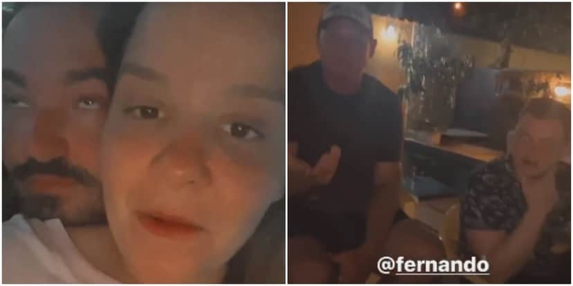 Maiara coloca Fernando contra a parede e volta a falar de casamento (Foto: Reprodução) Maiara coloca Fernando contra a parede e volta a falar de casamento (Foto: Reprodução)