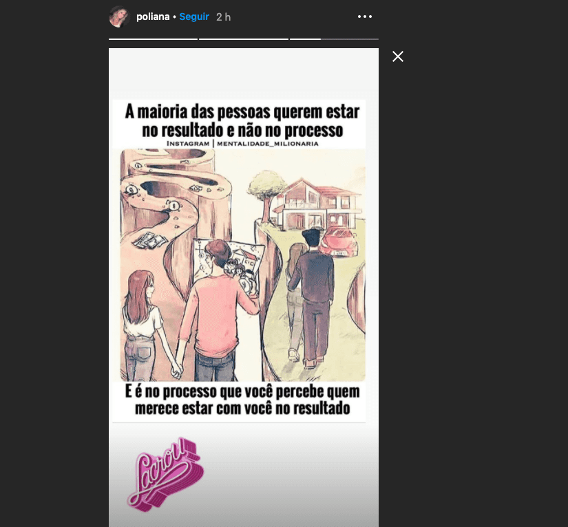 Poliana Rocha mandou recado em nova postagem no Instagram Poliana Rocha mandou recado em nova postagem no Instagram