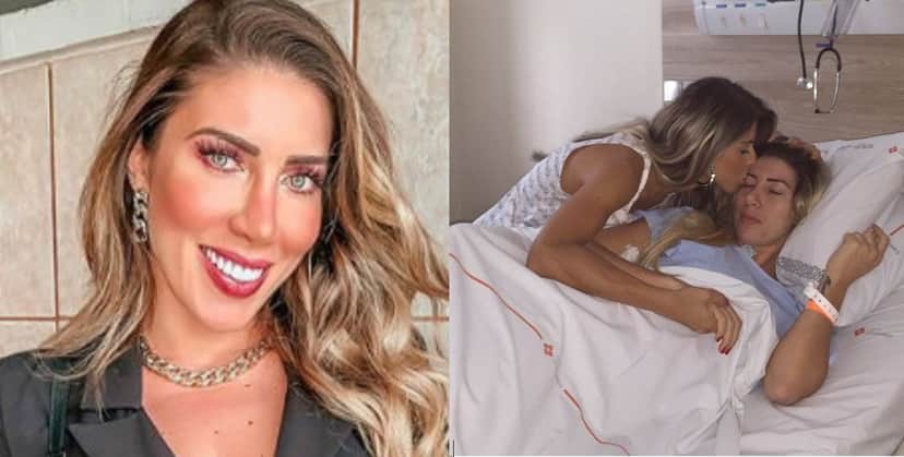 Tati Minerato sofreu complicações de cirurgia (Foto: Reprodução/Montagem) Tati Minerato sofreu complicações de cirurgia (Foto: Reprodução/Montagem)