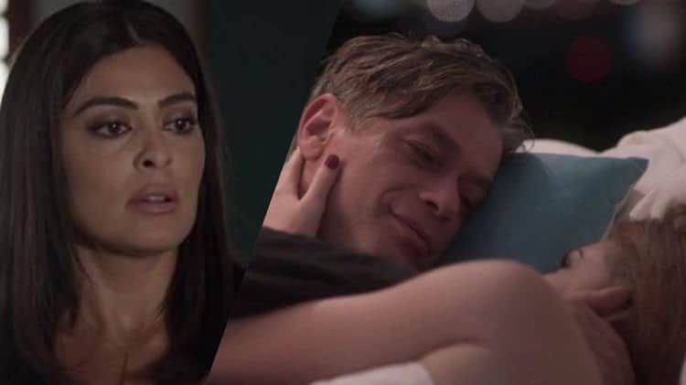 Totalmente Demais vai pegar fogo depois que Carol flagrar Eliza e Arthur juntos na cama, após plano do Jojo (Montagem: TV Foco) Totalmente Demais vai pegar fogo depois que Carol flagrar Eliza e Arthur juntos na cama, após plano do Jojo (Montagem: TV Foco)