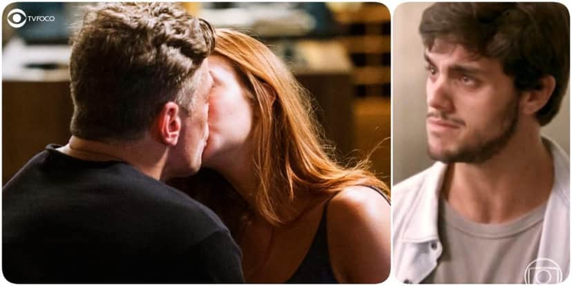 Arthur beija Eliza e assusta em Totalmente Demais Arthur beija Eliza e assusta em Totalmente Demais