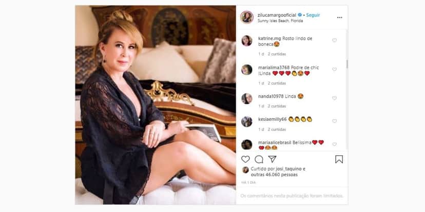Zilu posou de camisola sensual (Foto: Reprodução/Instagram) Zilu posou de camisola sensual (Foto: Reprodução/Instagram)
