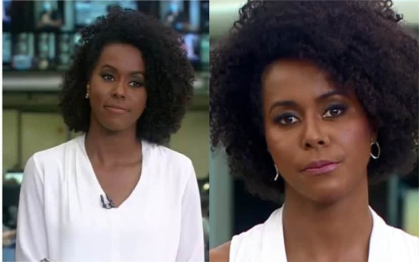 Maju Coutinho comanda o Jornal Hoje (Foto: Divulgação) Maju Coutinho comanda o Jornal Hoje (Foto: Divulgação)