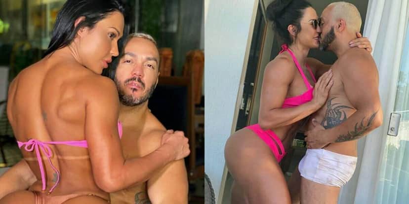 Gracyanne Barbosa e Belo postam foto picante nas redes sociais e click dá o que falar entre seguidores. (Foto: Reprodução) Gracyanne Barbosa e Belo postam foto picante nas redes sociais e click dá o que falar entre seguidores. (Foto: Reprodução)