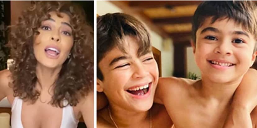 Juliana Paes teve momento de surto com o filho (Foto: Montagem/TV Foco) Juliana Paes teve momento de surto com o filho (Foto: Montagem/TV Foco)