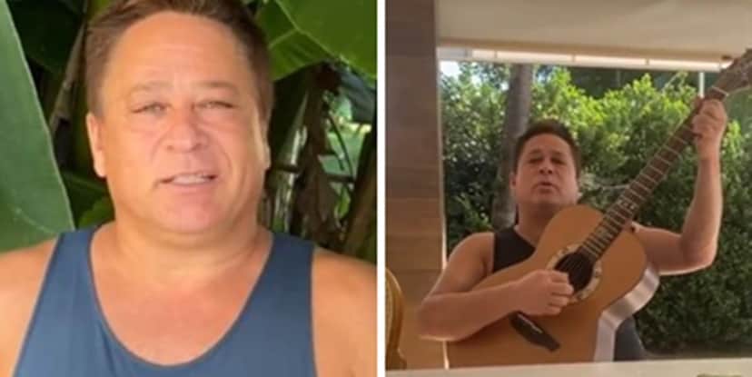 Poliana Rocha: Leonardo apareceu cantando em vídeo divertido (Foto: Montagem/TV Foco) Poliana Rocha: Leonardo apareceu cantando em vídeo divertido (Foto: Montagem/TV Foco)