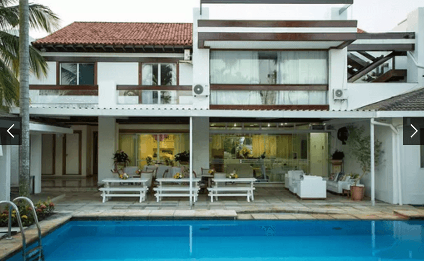 Piscina da Mansão de Renato (Foto: Reprodução) Piscina da Mansão de Renato (Foto: Reprodução)