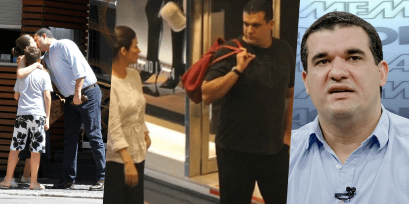 Renata Vasconcellos e seu marido, Miguel Athayde Renata Vasconcellos e seu marido, Miguel Athayde