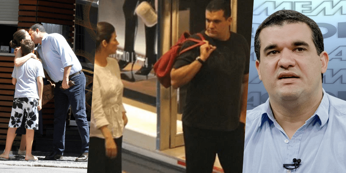 Renata Vasconcellos e seu marido, Miguel Athayde Renata Vasconcellos e seu marido, Miguel Athayde