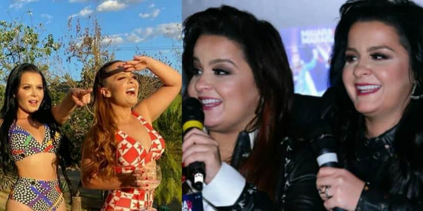 Maiara e Maraísa antes e depois. (Foto: Montagem/Divulgação) Maiara e Maraísa antes e depois. (Foto: Montagem/Divulgação)
