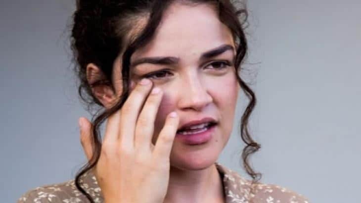 Atriz relatou drama familiar que viveu com divulgação de vídeo (Foto: Reprodução) Atriz relatou drama familiar que viveu com divulgação de vídeo (Foto: Reprodução)