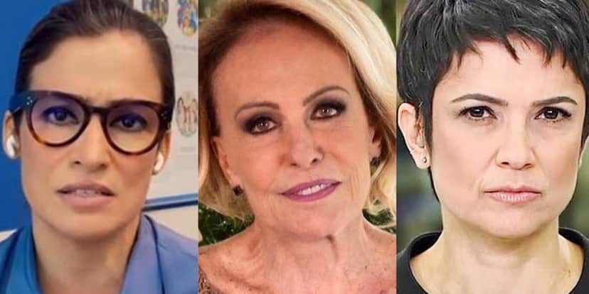 Renata Vasconcellos, Ana Maria Braga, Sandra Annenberg Renata Vasconcellos, Ana Maria Braga, Sandra Annenberg