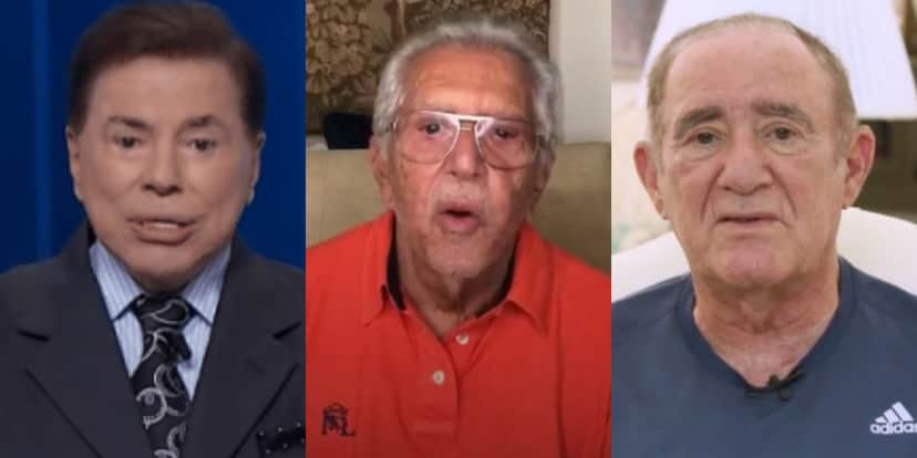 Silvio Santos, Carlos Alberto de Nóbrega e Didi (Foto: Reprodução/SBT/Instagram/TV Globo) Silvio Santos, Carlos Alberto de Nóbrega e Didi (Foto: Reprodução/SBT/Instagram/TV Globo)