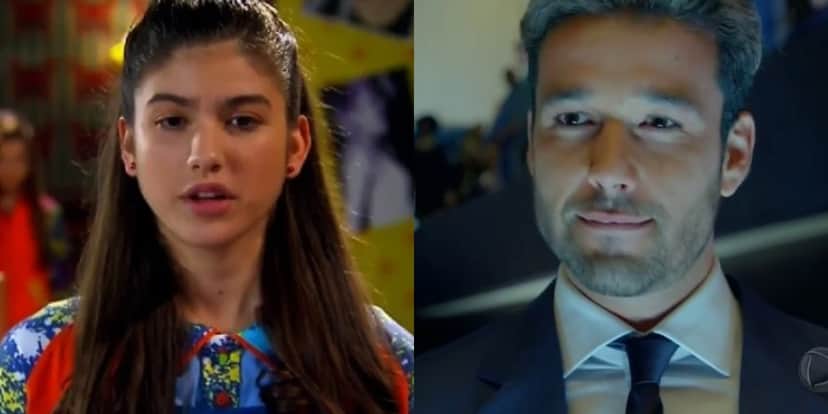 Giovanna Grigio (Mili) em Chiquititas e Sergio Marone (Ricardo) em Apocalipse; reprise do SBT desabou audiência (Foto: Reprodução/SBT/Record/Montagem/TV Foco) Giovanna Grigio (Mili) em Chiquititas e Sergio Marone (Ricardo) em Apocalipse; reprise do SBT desabou audiência (Foto: Reprodução/SBT/Record/Montagem/TV Foco)