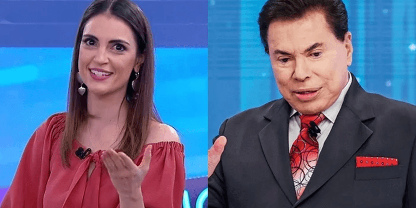 Silvio Santos e Chris Flores: dono do SBT tem apresentadora como profissional de confiança (Foto: Reprodução/SBT) Silvio Santos e Chris Flores: dono do SBT tem apresentadora como profissional de confiança (Foto: Reprodução/SBT)