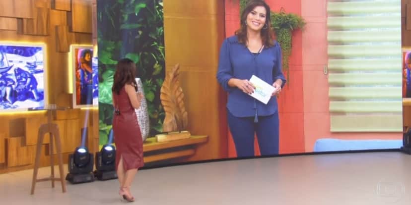 O Bem Estar, apresentado por Michelle Loreto, virou um quadro do Encontro Com Fátima Bernardes (Foto: Reprodução/TV Globo) O Bem Estar, apresentado por Michelle Loreto, virou um quadro do Encontro Com Fátima Bernardes (Foto: Reprodução/TV Globo)