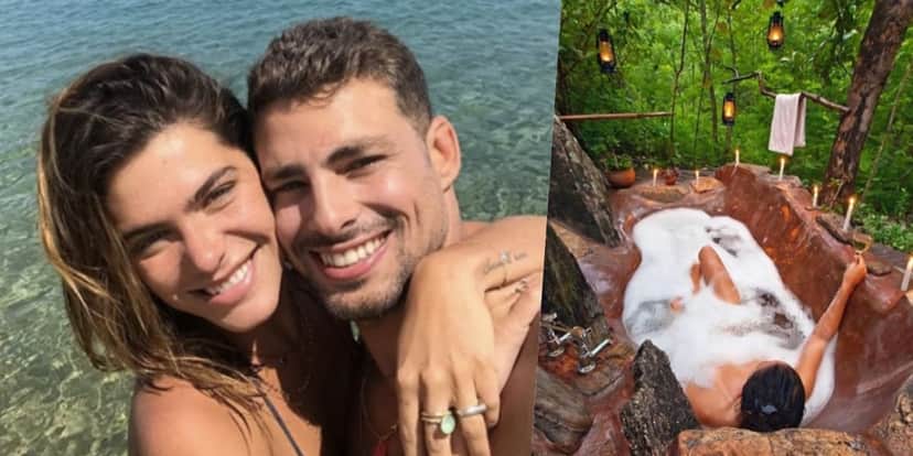 A esposa do ator Cauã Reymond, Mariana Goldfarb, compartilhou um ritual em seu Instagram (Foto montagem: TV Foco) A esposa do ator Cauã Reymond, Mariana Goldfarb, compartilhou um ritual em seu Instagram (Foto montagem: TV Foco)