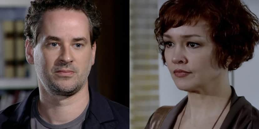 Paulo (Dan Stulbach) será obrigado a cuidar da filha de Esther (Julia Lemmertz) em Fina Estampa (Foto: Reprodução/Globo) Paulo (Dan Stulbach) será obrigado a cuidar da filha de Esther (Julia Lemmertz) em Fina Estampa (Foto: Reprodução/Globo)