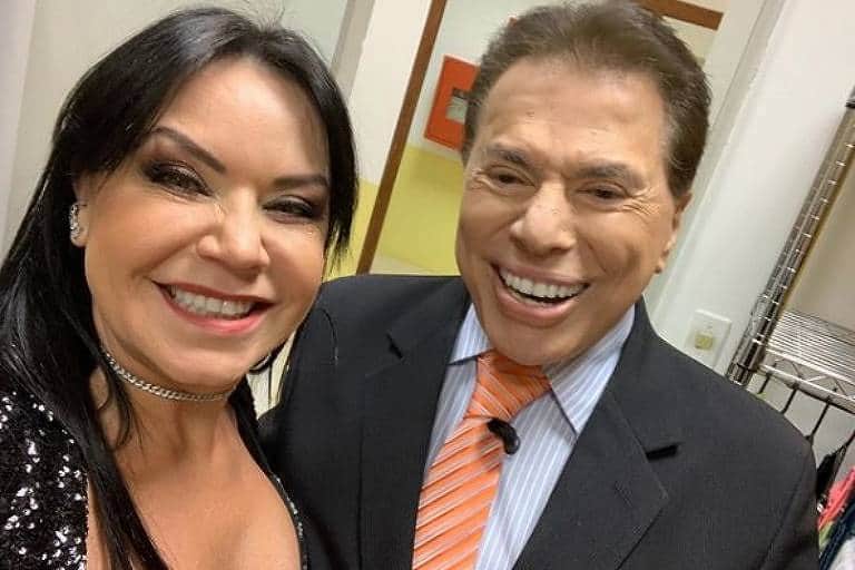 Flor e Silvio Santos (Foto: Reprodução) Flor e Silvio Santos (Foto: Reprodução)