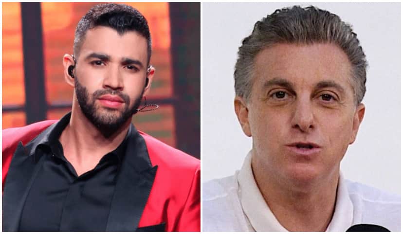 Gusttavo Lima anunciou candidatura, igual Luciano Huck - Foto: Montagem) Gusttavo Lima anunciou candidatura, igual Luciano Huck - Foto: Montagem)