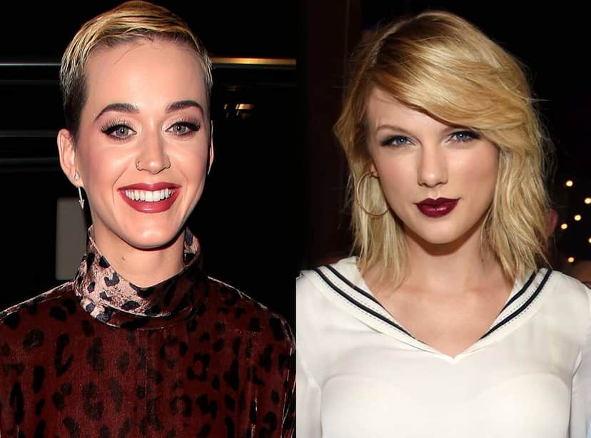 Katy Perry se surpreende ao saber que é prima de Taylor Swift (Foto: Reprodução) Katy Perry se surpreende ao saber que é prima de Taylor Swift (Foto: Reprodução)