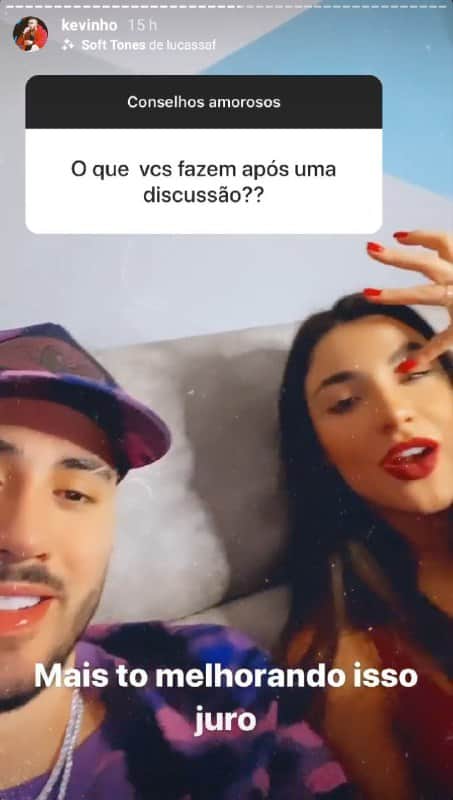 Kevinho surgiu ao lado da namorada gata (Foto: Reprodução/ Instagram) Kevinho surgiu ao lado da namorada gata (Foto: Reprodução/ Instagram)
