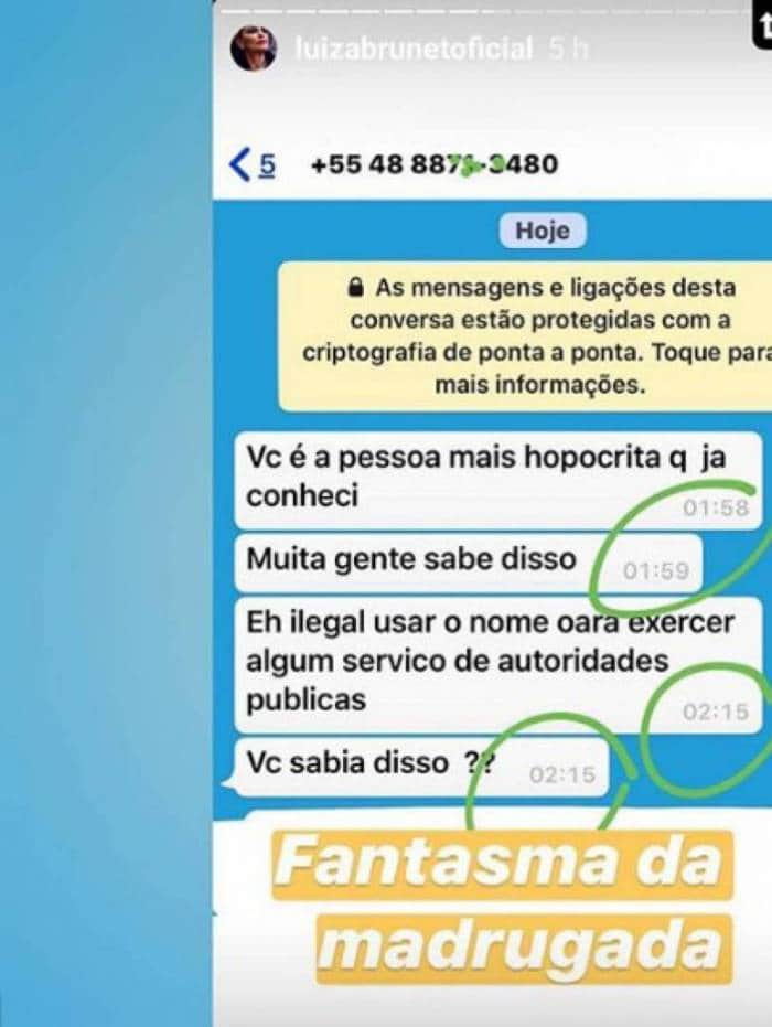 Luiza Brunet fez denúncias após ser atacada em rede social (Foto: Reprodução/ Instagram) Luiza Brunet fez denúncias após ser atacada em rede social (Foto: Reprodução/ Instagram)