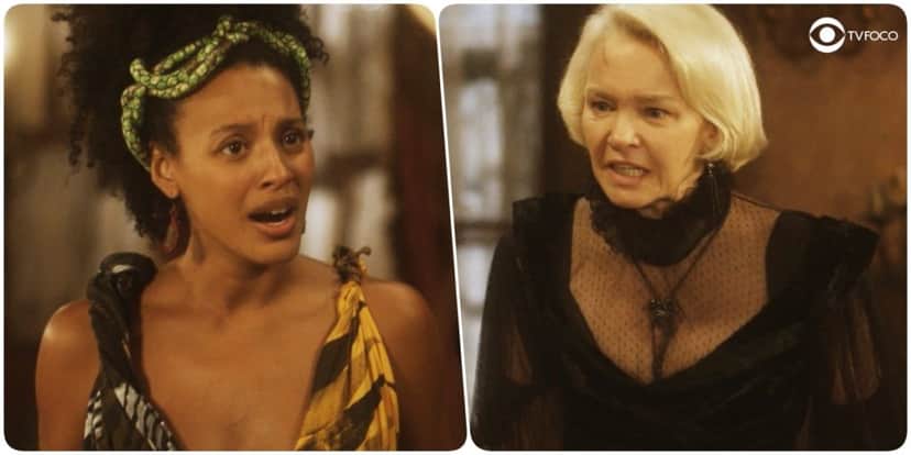 Nos próximos capítulos da semana, Greta (Julia Lemmertz) chega ao Brasil na companhia de Schultz (Ruben Gabira). Ela saiu da Áustria em condições suspeitas, onde casou-se e ficou viúva três vezes. A intenção dela no país é ficar na casa do irmão Wolfgang e separá-lo de Diara (Sheron Menezzes). Schultz foi expulso da casa de Wolfgang após se desentender com Diara e não aceitá-la como patroa. Mas como um bom mordomo vingativo, aproveita a oportunidade e volta ao Rio de Janeiro com Greta. Em um dos primeiros contatos com a cunhada, ela observa a relação afetuosa que Diara tem com Ferdinando (Ricardo Pereira) e percebe que Wolfgang fica inseguro quando vê a esposa perto do botânico. Assim, Greta aproveita para investir em uma aproximação com Ferdinando e atormentar a vida de Diara. A baronesa não simpatiza muito com Greta, que insiste em se fazer de amiga para ganhar a confiança dela. Porém, não imagina que suas intenções são as piores possíveis: Greta está falida e só veio para o Brasil pensando na herança do irmão. Nos próximos capítulos da semana, Greta (Julia Lemmertz) chega ao Brasil na companhia de Schultz (Ruben Gabira). Ela saiu da Áustria em condições suspeitas, onde casou-se e ficou viúva três vezes. A intenção dela no país é ficar na casa do irmão Wolfgang e separá-lo de Diara (Sheron Menezzes). Schultz foi expulso da casa de Wolfgang após se desentender com Diara e não aceitá-la como patroa. Mas como um bom mordomo vingativo, aproveita a oportunidade e volta ao Rio de Janeiro com Greta. Em um dos primeiros contatos com a cunhada, ela observa a relação afetuosa que Diara tem com Ferdinando (Ricardo Pereira) e percebe que Wolfgang fica inseguro quando vê a esposa perto do botânico. Assim, Greta aproveita para investir em uma aproximação com Ferdinando e atormentar a vida de Diara. A baronesa não simpatiza muito com Greta, que insiste em se fazer de amiga para ganhar a confiança dela. Porém, não imagina que suas intenções são as piores possíveis: Greta está falida e só veio para o Brasil pensando na herança do irmão.