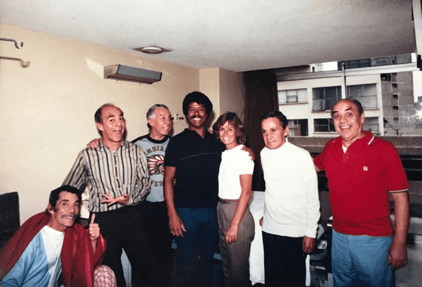 Foto de ator que deu vida ao personagem Seu Madruga alguns dias antes de falecer (Foto: Reprodução) Foto de ator que deu vida ao personagem Seu Madruga alguns dias antes de falecer (Foto: Reprodução)