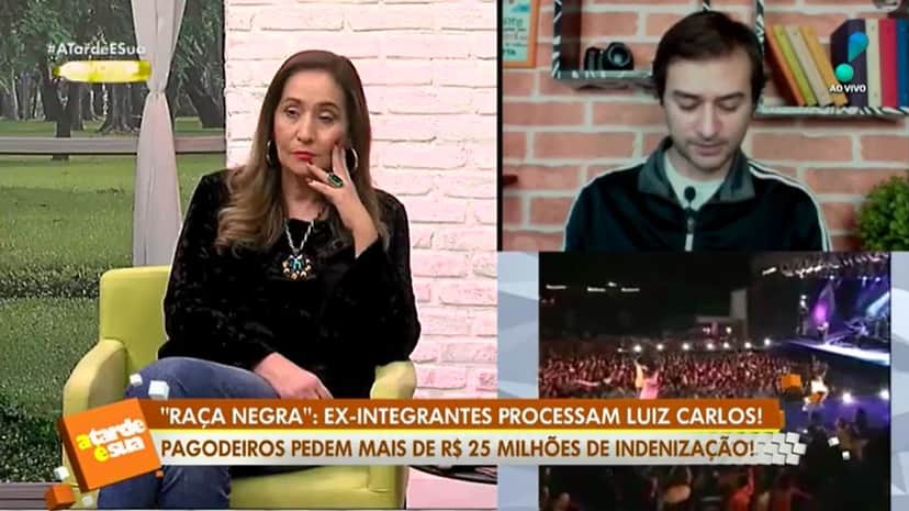 Sonia Abrão abordou uma polêmica envolvendo Luiz Carlos do Raça Negra (Foto: Reprodução/RedeTV!) Sonia Abrão abordou uma polêmica envolvendo Luiz Carlos do Raça Negra (Foto: Reprodução/RedeTV!)