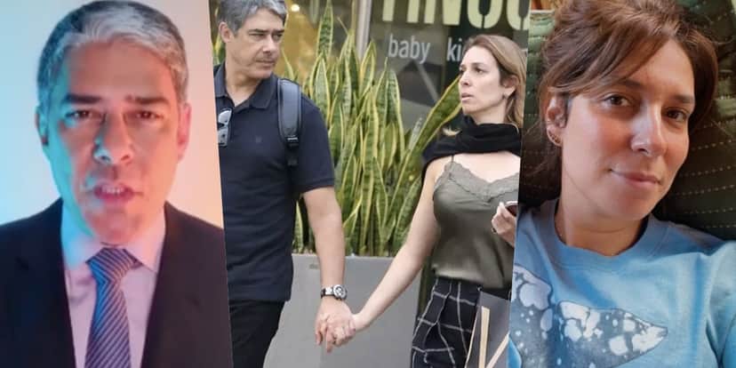 William Bonner é casado com a fisioterapeuta carioca Natasha Dantas (Foto montagem: TV Foco) William Bonner é casado com a fisioterapeuta carioca Natasha Dantas (Foto montagem: TV Foco)
