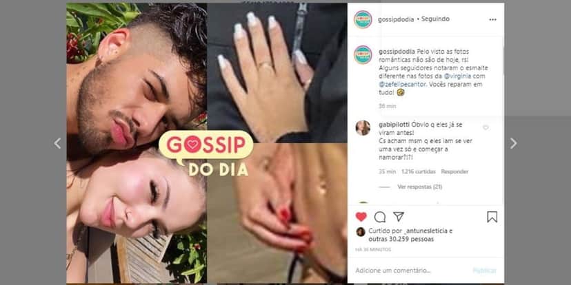 Zé Felipe e Virgínia Fonseca (Foto: Reprodução/Instagram) Zé Felipe e Virgínia Fonseca (Foto: Reprodução/Instagram)