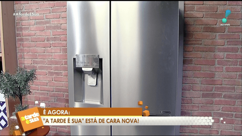 Geladeira de Sonia no A Tarde é Sua (Foto: Reprodução) Geladeira de Sonia no A Tarde é Sua (Foto: Reprodução)