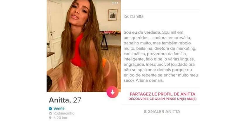 Anitta usa Tinder na Europa e manda recado para pretendentes (Foto: Reprodução/Instagram) Anitta usa Tinder na Europa e manda recado para pretendentes (Foto: Reprodução/Instagram)