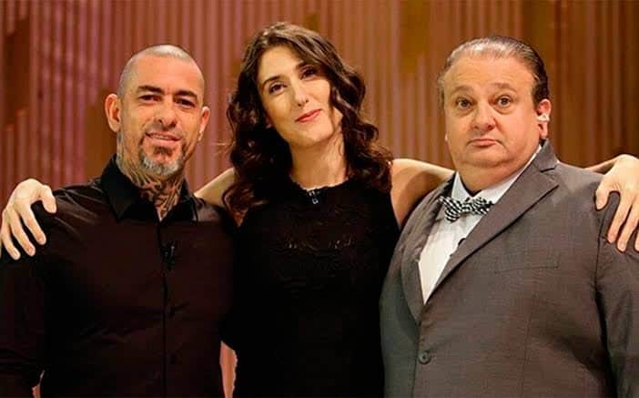 Henrique Fogaça, Paola Carosella e Erick Jacquin são os jurados do MasterChef Brasil (foto: Divulgação/Band) Henrique Fogaça, Paola Carosella e Erick Jacquin são os jurados do MasterChef Brasil (foto: Divulgação/Band)