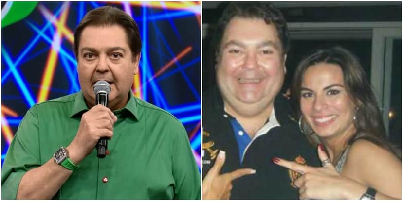 Faustão e Renata Mattos (Foto: Reprodução) Faustão e Renata Mattos (Foto: Reprodução)