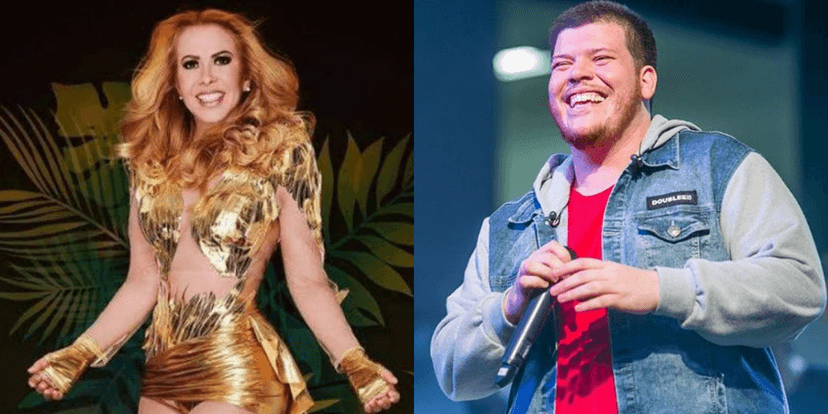Cantora Joelma e o pagodeiro Ferrugem (Foto: Montagem) Cantora Joelma e o pagodeiro Ferrugem (Foto: Montagem)