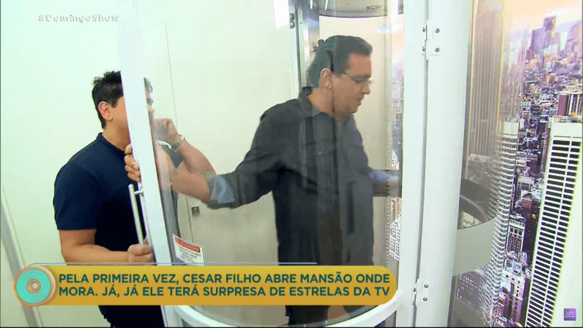 Geraldo Luís na cápsula (Foto: Reprodução) Geraldo Luís na cápsula (Foto: Reprodução)