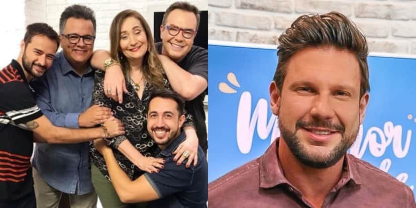 Sonia Abrão com o time de colunistas do A Tarde é Sua e Rafael Pessina, colunista de fofocas do Melhor da Tarde (Foto: Reprodução/RedeTV!/Twitter) Sonia Abrão com o time de colunistas do A Tarde é Sua e Rafael Pessina, colunista de fofocas do Melhor da Tarde (Foto: Reprodução/RedeTV!/Twitter)