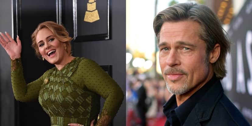 Brad Pitt e Adele vivem affair (Foto: Reprodução) Brad Pitt e Adele vivem affair (Foto: Reprodução)