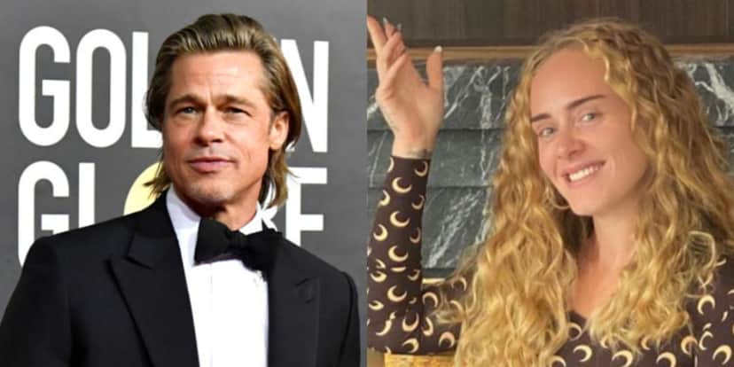 Brad Pitt e Adele vivem affair (Foto: Reprodução) Brad Pitt e Adele vivem affair (Foto: Reprodução)