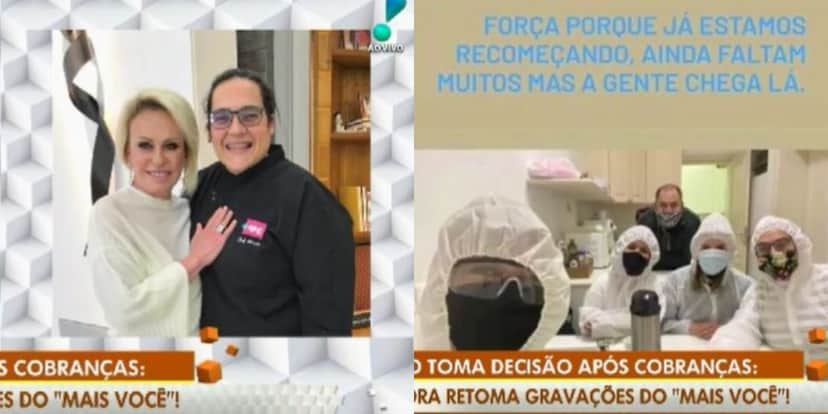 Chefe Márcia, do Mais Você, voltou ao trabalho (Foto: Reprodução/RedeTV!/TV Globo/Instagram) Chefe Márcia, do Mais Você, voltou ao trabalho (Foto: Reprodução/RedeTV!/TV Globo/Instagram)