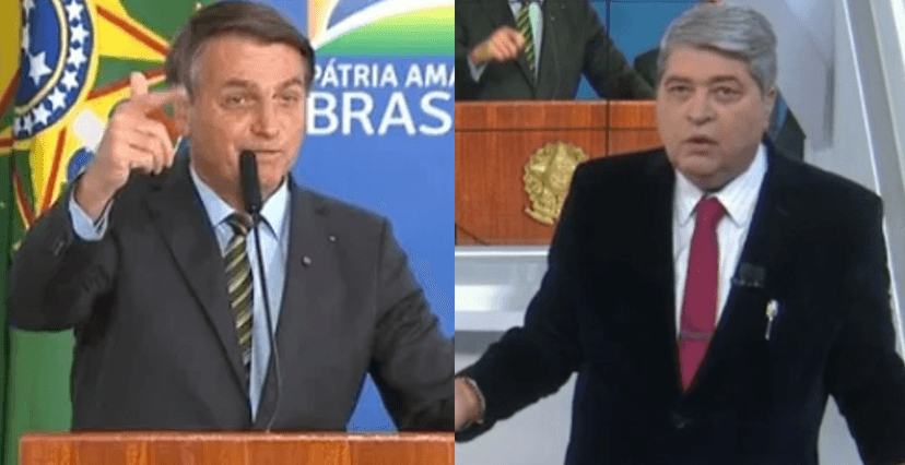 Datena manda recado para Bolsonaro (Foto: Montagem) Datena manda recado para Bolsonaro (Foto: Montagem)