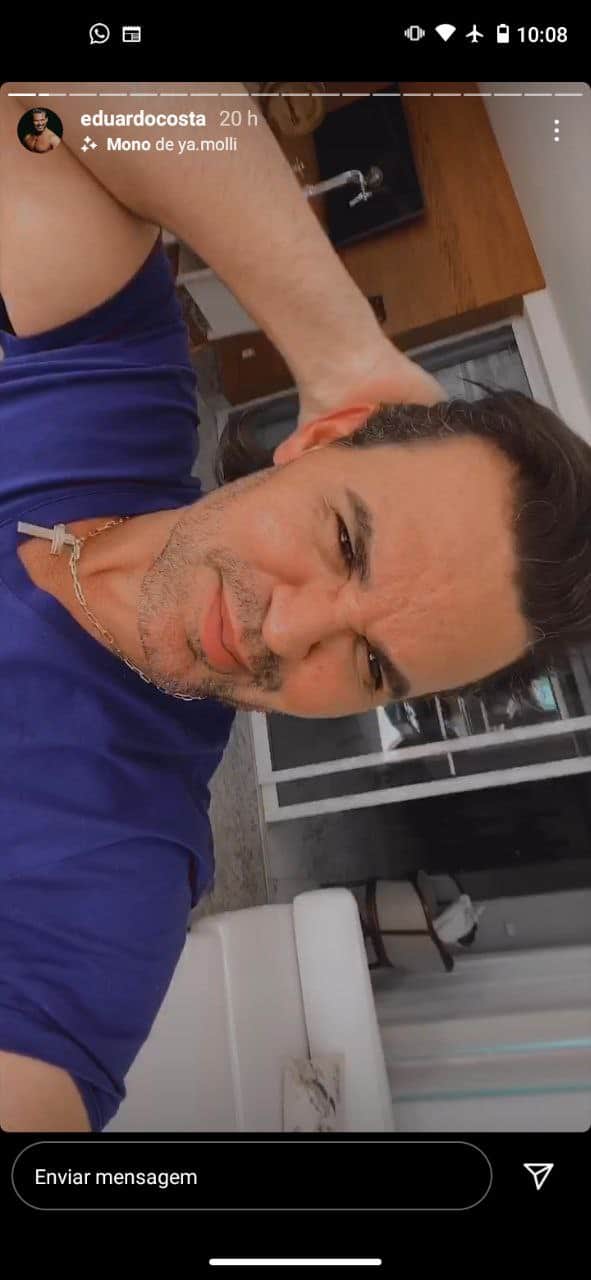 Eduardo Costa fez desabafo (Foto: Reprodução) Eduardo Costa fez desabafo (Foto: Reprodução)