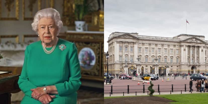 Elizabeth II abandona palácio de Buckingham (Foto: Reprodução) Elizabeth II abandona palácio de Buckingham (Foto: Reprodução)