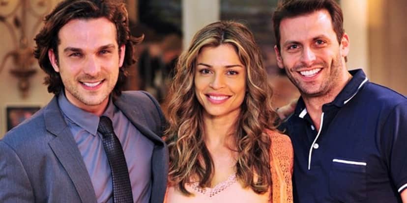 Igor Rickli (Alberto), Grazi Massafera (Ester) e Henri Castelli (Cassiano) em Flor do Caribe; novela teve data de estreia definida (Foto: Globo/João Miguel Júnior) Igor Rickli (Alberto), Grazi Massafera (Ester) e Henri Castelli (Cassiano) em Flor do Caribe; novela teve data de estreia definida (Foto: Globo/João Miguel Júnior)