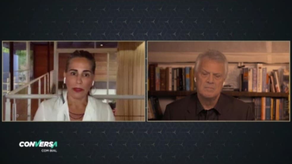 Glória Pires participou do Conversa com Bial (Foto: Reprodução/ Gshow) Glória Pires participou do Conversa com Bial (Foto: Reprodução/ Gshow)